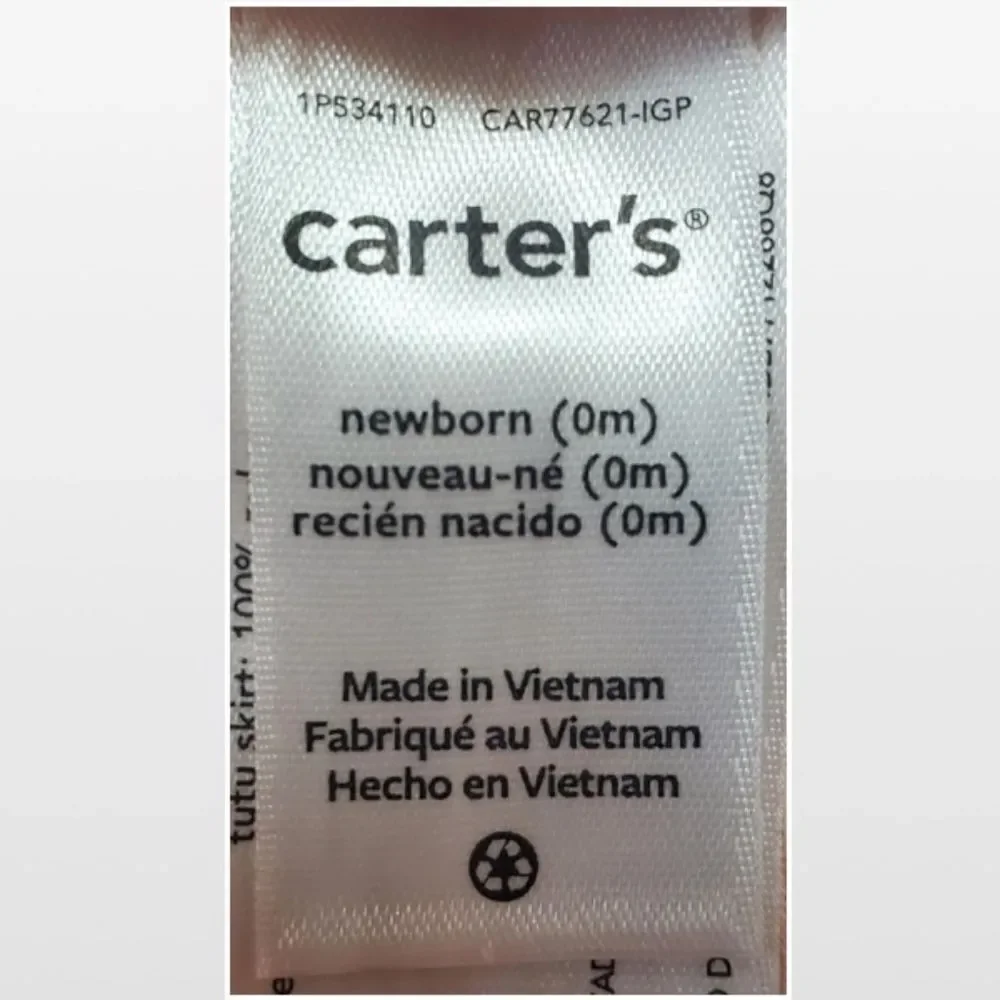 New Carters Outfit Baby Girl Newborn 1st Halloween 2 Piece Set Pink White NWT - Picture 11 of 16